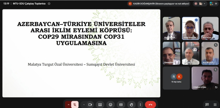 COP29’dan COP31’e Uluslararası Arası İklim Eylemi Köprüsü İçin İlk Toplantı Gerçekleştirildi